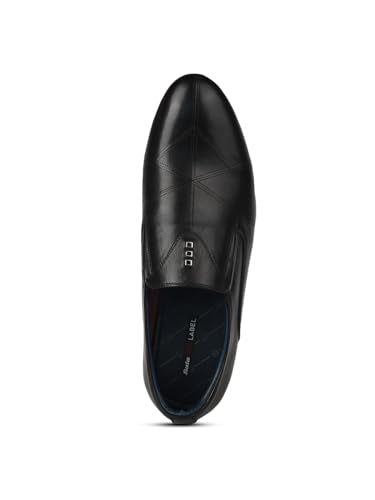 Bata Men's Roony Casual Black Leather Formal Shoes