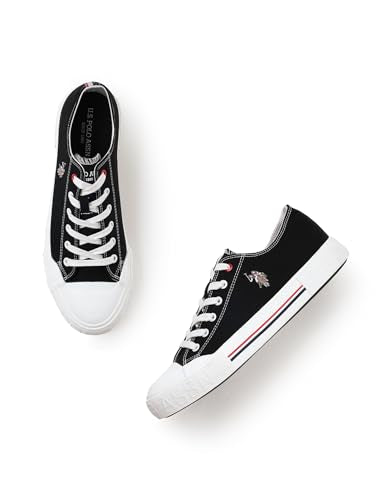 U.S. Polo Assn. USPA|Drew 2.0|Black Stylish Casual Sneaker Shoes for Man