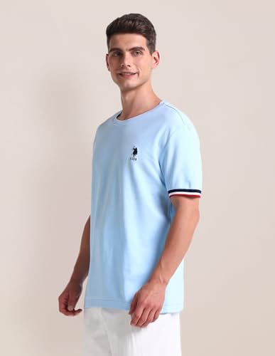 U.S. POLO ASSN. Slim Fit Cotton T-Shirt Light Blue