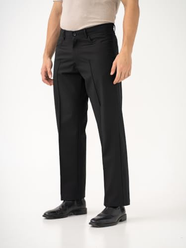 The Pant Project Relaxed Fit Korean Pintuck Pants for Men | Stylish Relax Fit Men's Wear Trousers for Office or Party | Mens Fashion Dress Trouser Pant