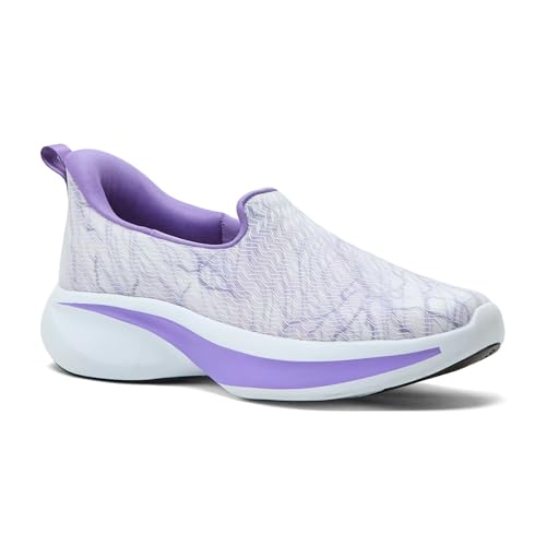 Campus Women's Grasp WHT/Purple Walking Shoes - 8UK/India 1 Pair