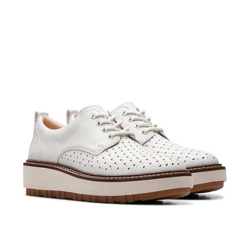 Clarks OriannaW Move Off White Lea