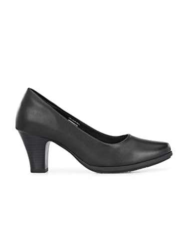 Delize Black women heeled ballerinas 64060 (Black, UK Footwear Size System, Adult, Women, Numeric, Medium, 9)