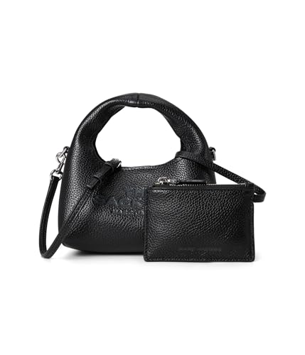 Marc Jacobs Women's The Micro Crossbody Sack Bag, BLACK, 1x1x1, THE MICRO CROSSBODY SACK