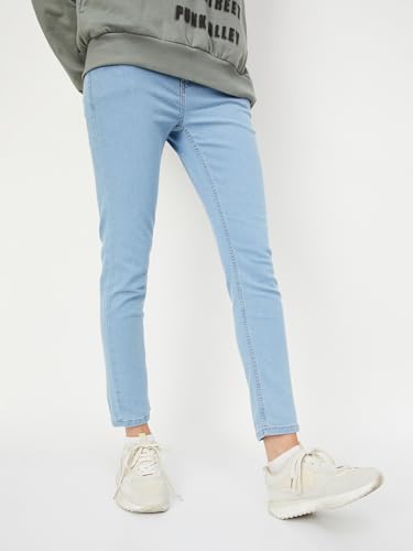 Max Women's Regular Jeans (NOOSN2PF2EPP_Light Blue