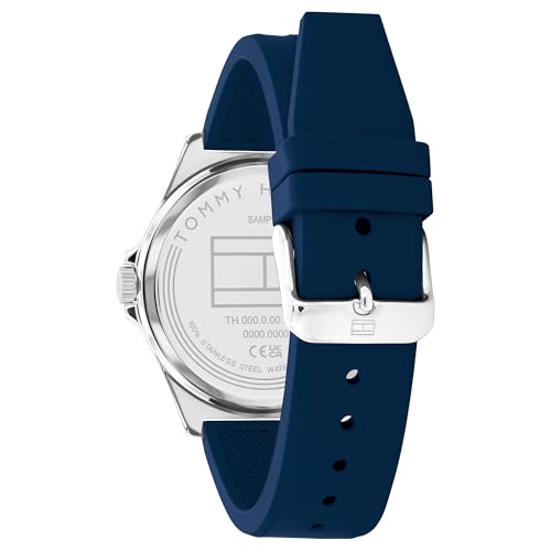 Tommy Hilfiger Quartz Blue Dial Silicone Strap Watch for Women