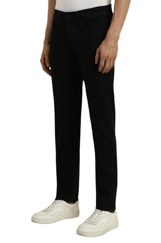 Allen Solly Men's Slim Jeans (ALDNASLFA26400_Black