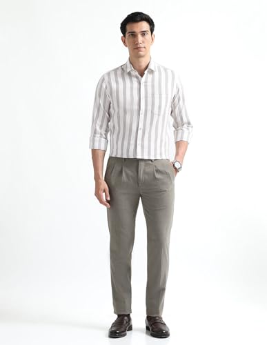 Arrow Brown Formal Shirt_ARAEOSH2932_40