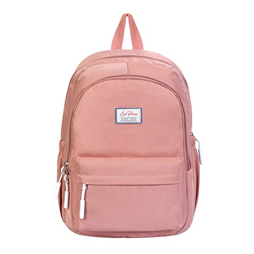 Lino Perros Women Free Size Standard Backpack (PINK)