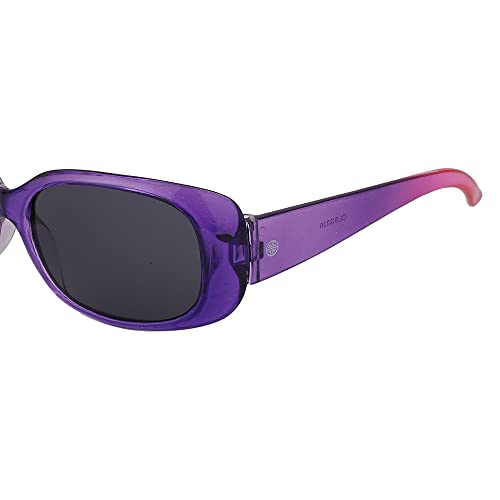 Carlton London Girl's Black Lens & Purple Oversized Sunglasses