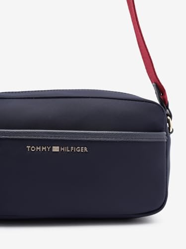 Solid Blue Polyamide Sling Bag