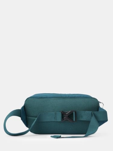 Wiki Sling Luggage Trolley Bag-33 cm(7.19L), Durable Polyester, No Lock, Premium Zippers, 360° 8 Silent Wheels, Carry On Trolley for Everyday Casual Travel, Green(SLD_Grn)