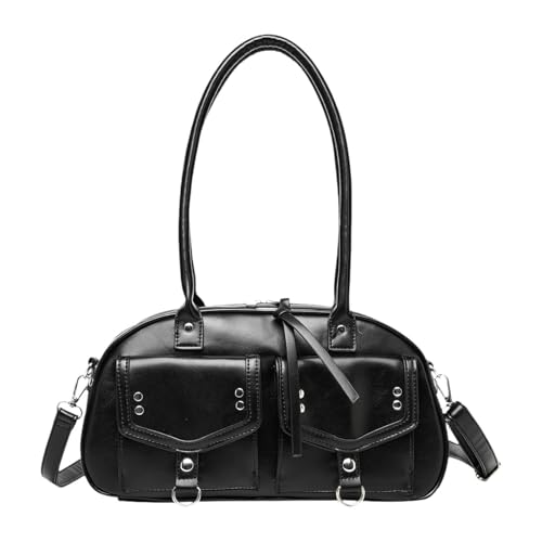 LOOM TREE® Women Underarm Bag Portable Black Clutch Bag For Shopping Birthday Traveling | Womens Handbags & Bags