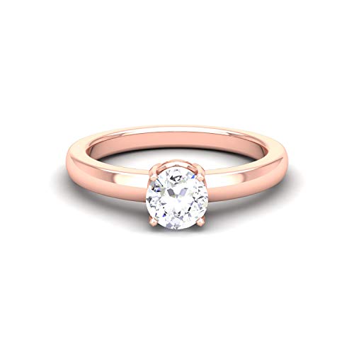 Avsar Jewellery 14k (585) Rose Gold Ring for Women