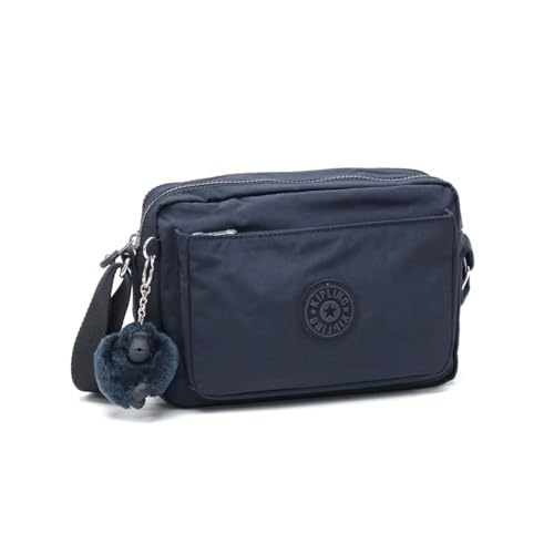 Kipling Women's Abanu M Crossbody, 9x24x17 cm, 9x24x17 cm, Blue Bleu 2, One Size, Cross-Body Bag