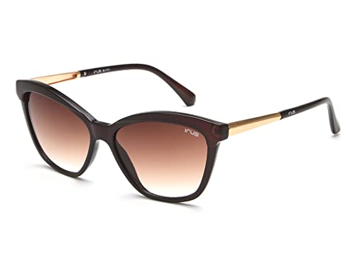 IRUS 100% UV protected sunglasses for Women | Size- Large | Shape- Cat Eye | Model- IRS1193C2SG