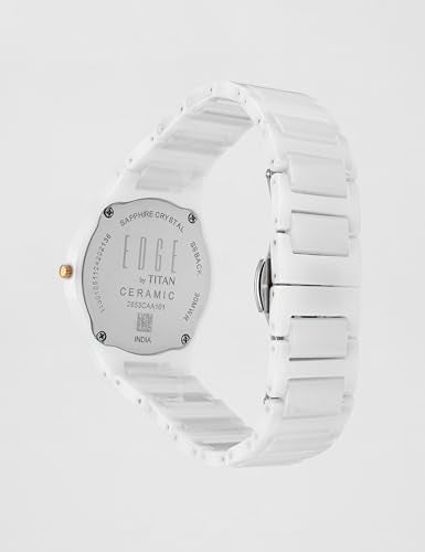 Titan Ceramic Analog Watch for Women -2653QC04/NP2653QC04