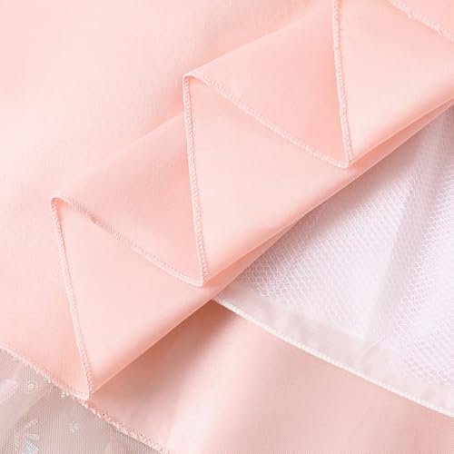 Hopscotch Girls Peach Short Sleeves Butterfly Applique Gown for Age (5-6 Years)