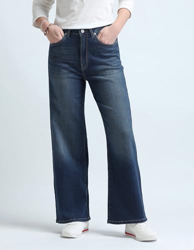 U.S. POLO ASSN. Women's Loose Jeans (UWAW24JEN149_Blue