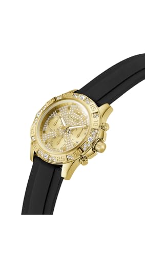 GUESS Champagne Round Dial Analog Women's Watch - GW0772L5