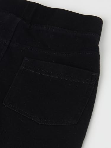 Max Girls Solid Wide Leg Trousers (Black_3-4 Y)