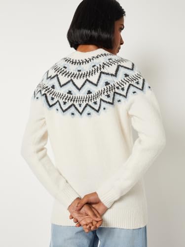 Max Women Knit Cardigan (Off White_S)