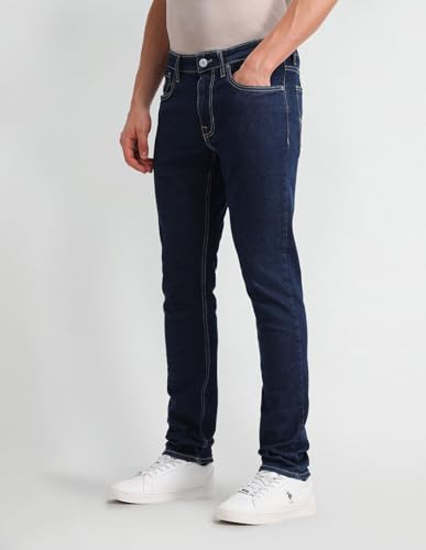 U.S. POLO ASSN. Men's Slim Jeans (UDJENO1833_Blue