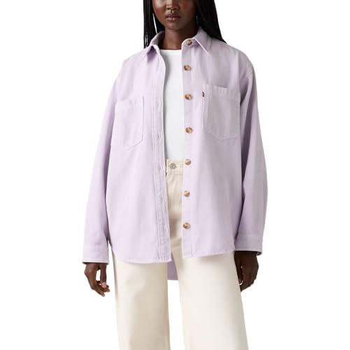 Levi's Womens Iris Overshirt, Thistle, Medium