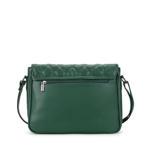 Fastrack Quilted Messenger Bag for Women, Girls and Ladies | Ladies Purse Handbag Green