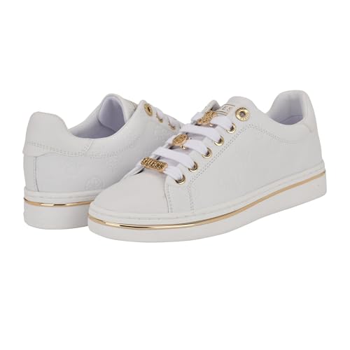 Guess Womens Stasey, White 141, 7