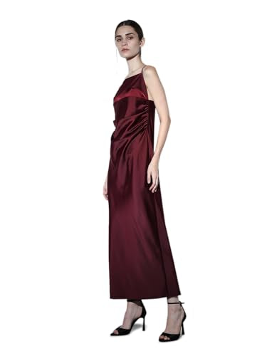 ONLY Women's Regular Fit Maroon Dress