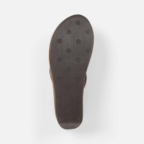 Mochi Women's Open Casual - Slippers with Black Platforms UK/6 EU/39(34-418)