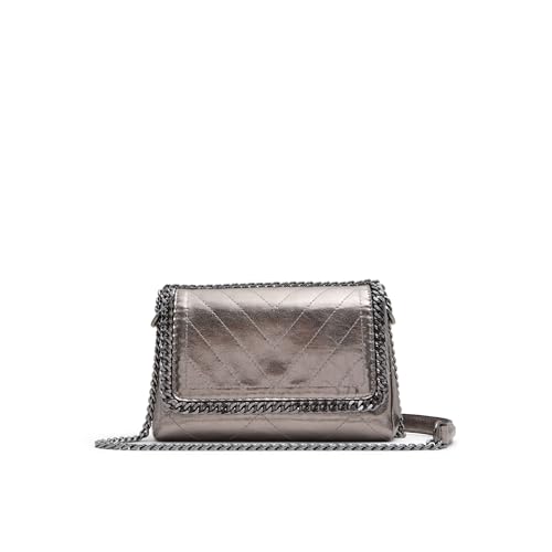 ALDO Womens Kayleyyx Cross Body (pack of 1), Pewter, 7.6'' L x 2.7'' W x 8.6'' H (19.5cm x 7cm x 22cm), Kayleyyx Cross Body