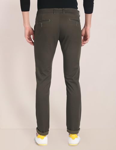 U.S. Polo Assn. Men's Slim Casual Pants (USTRO0609D_Olive