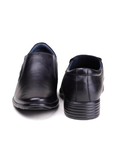 Buckaroo Genuine Leather Black Casual Shoes for Men: Velour