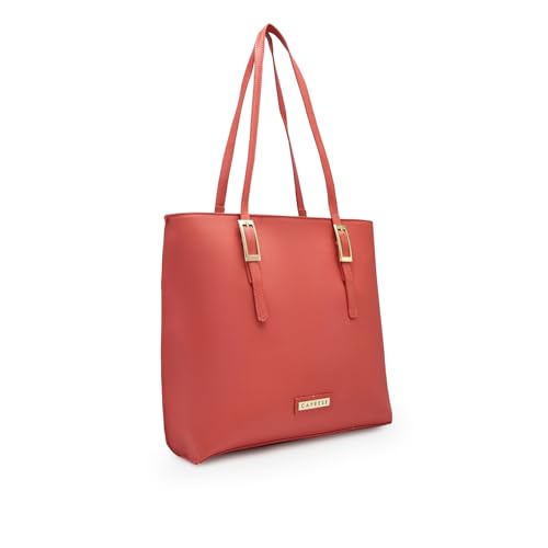 Caprese Jenny Tote Bag, Medium-Blush | Stylish Handbag for Women | Spacious, Versatile Office & Daily Essentials Tote | Top Zip Closure