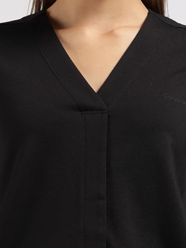 Viscose V-Neck Shift Dress