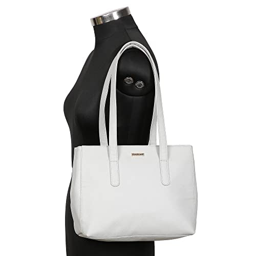Fastrack Solid Tote Bag with Dual Handles | Classic and Versatile Design | Durable PU Material