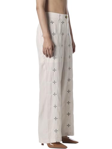 ONLY Women's Loose Pants (9020731-Cloud Dancer_Cloud