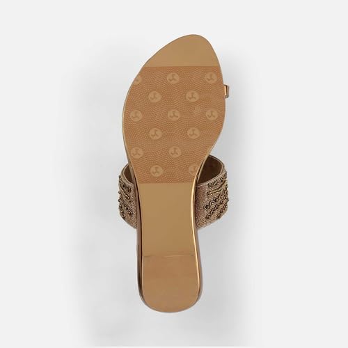 Mochi Women Chappals UK/4 EU/37(35-2114)