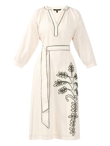 VERO MODA Women's Fit & Flare White Dress