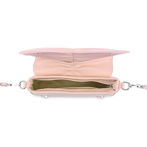 Fastrack Bow-tiful Sling | Faux-Leather Women's Handbags| Ladies Purse Handbag | Sling Bag for Casual Carry