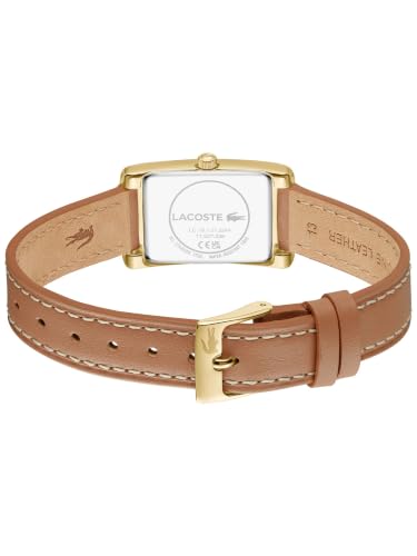 Lacoste Croisette Qtz Basic Silver White Rectangle Dial Women's Watch- 2001523