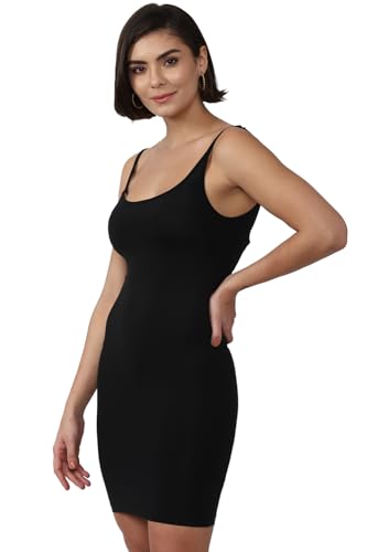 FOREVER 21 women's Polyester Classic Mini Dress (599061_Black