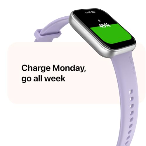 Noise New Launch ColorFit Pulse Air Smartwatch with BT Calling, 1.85" TFT Display, Lightweight 45g Design, Heart Rate & Step Tracking, Multi-Sport Modes, Find My Phone, Water Resistant (Soft Lavender)