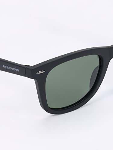 Skechers Black Full Rim Acetate Sunglasss for Men - SE8097 51 02N