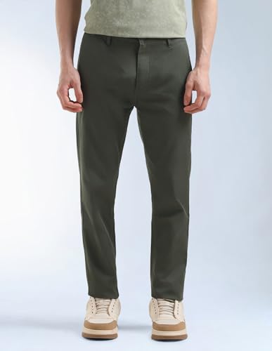 Slash Slim Tapered Fit Twill Trousers
