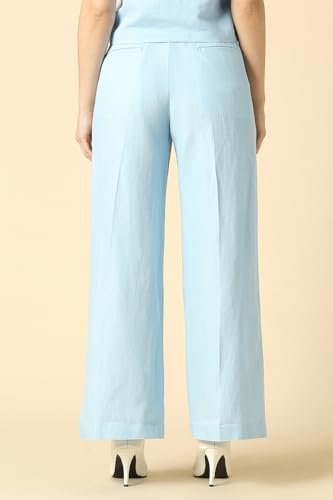 Allen Solly Women's Regular Casual Pants (AHTFWRGFZ87498_Light Blue
