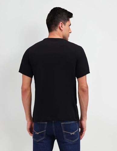U.S. POLO ASSN. DENIM CO. Men's Semi Fit Shirt (UDTSH2686 Black