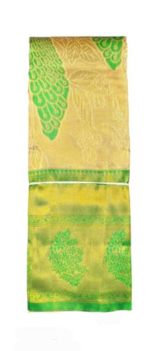 SREE KUMARAN Women's Kanchipuram Kubera Silk Pure Pattu Sarees With Blouse (VSK224-6)